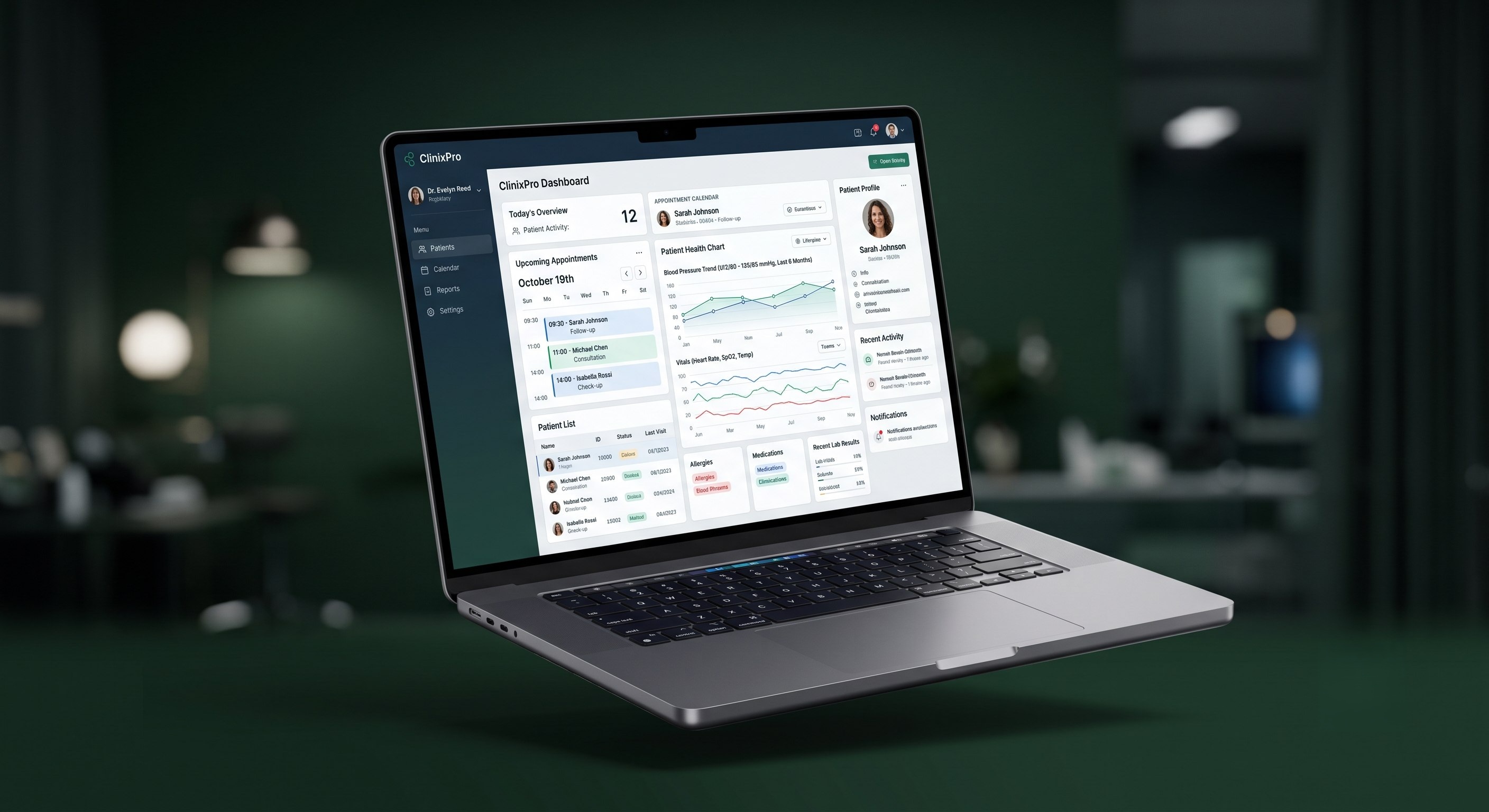 OpenEMR cloud dashboard for clinics and hospitals